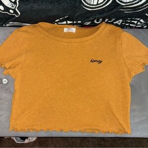 Revive Mustard Knit Sweater top